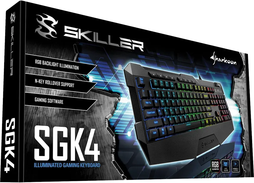 Sharkoon SKILLER SGK4 Noir - vue 3