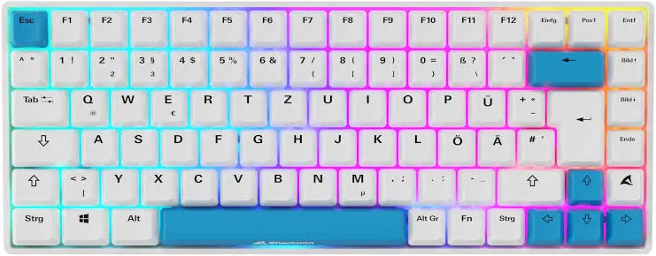 Sharkoon SKILLER SGK50 S3 PBT RGB - vue 2