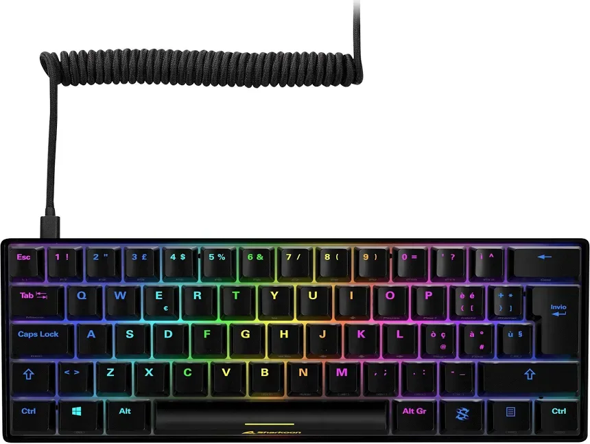Sharkoon SteelSeries Apex Pro Mini Noir - vue 3