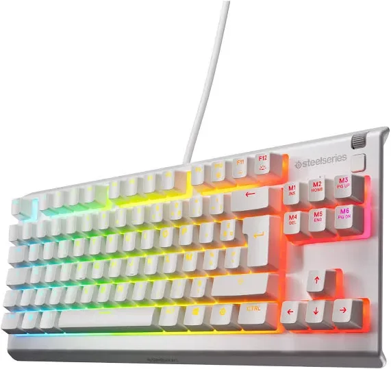 SteelSeries Apex 3 TKL Blanc - vue 1