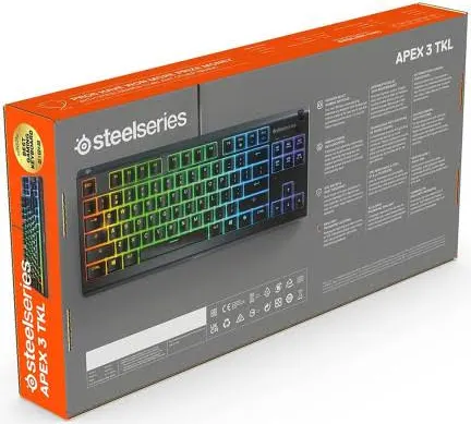 SteelSeries Apex 3 TKL Noir - vue 3