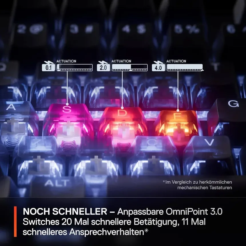 SteelSeries Apex Pro TKL GEN 3 Noir - vue 4