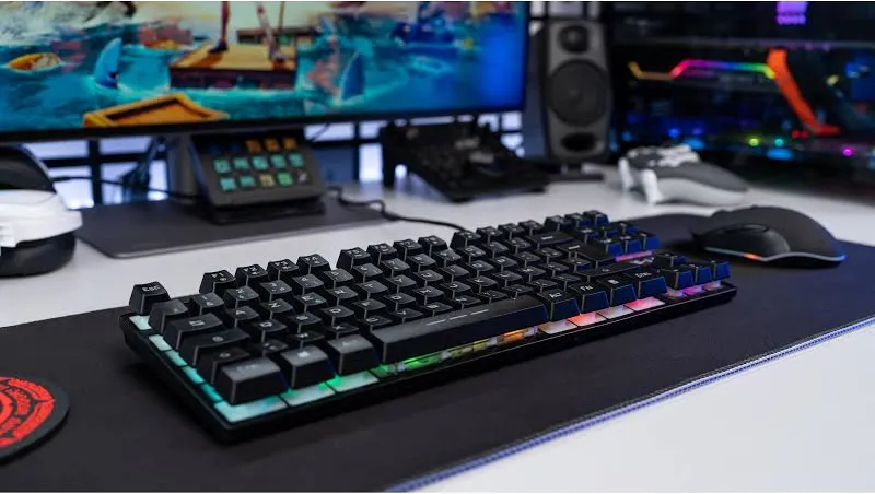 The G-Lab Keyz Caesium TKL Noir - vue 3
