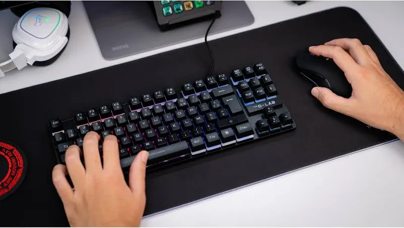 The G-Lab Keyz Caesium TKL Noir - vue 4