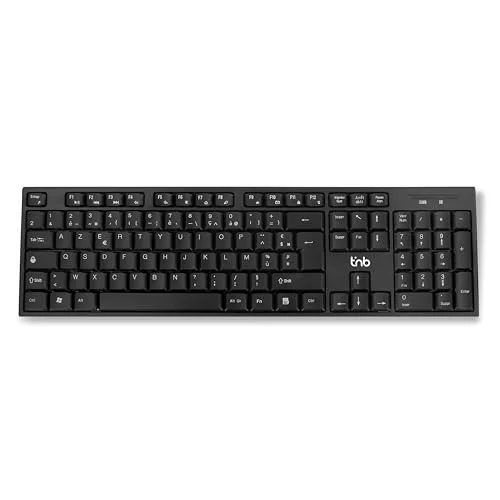 T'nB Classy Clavier sans fil 2.4 GHz QWERTZ Suisse noir