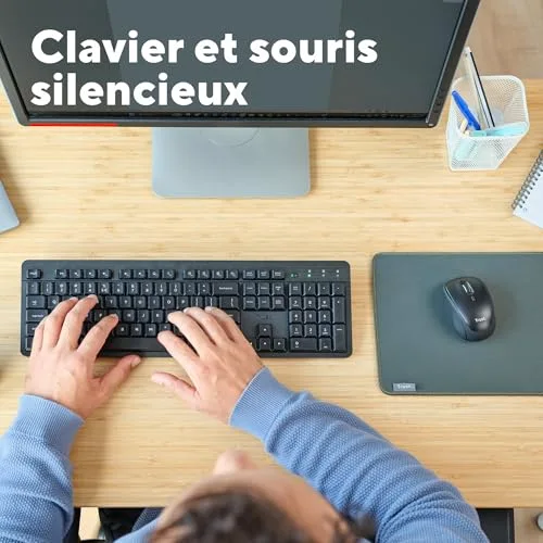 Trust Ymo II Pack clavier et souris sans fil AZERTY - vue 5