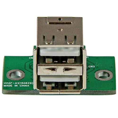 Adaptateur USB 2.0 interne - STARTECH - 2x USB A vers connecteur carte mère - F/F - 1 x IDC Femelle - 2 x Type A - vue 3
