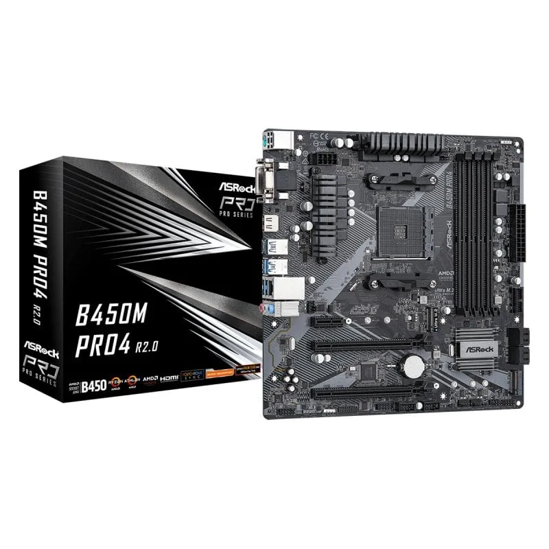 ASRock B450M Pro4 R20