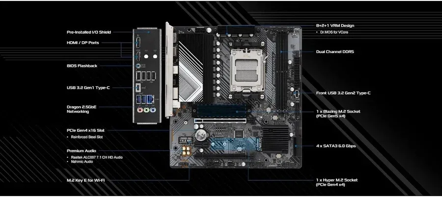 asrock B650M-HDV image 4