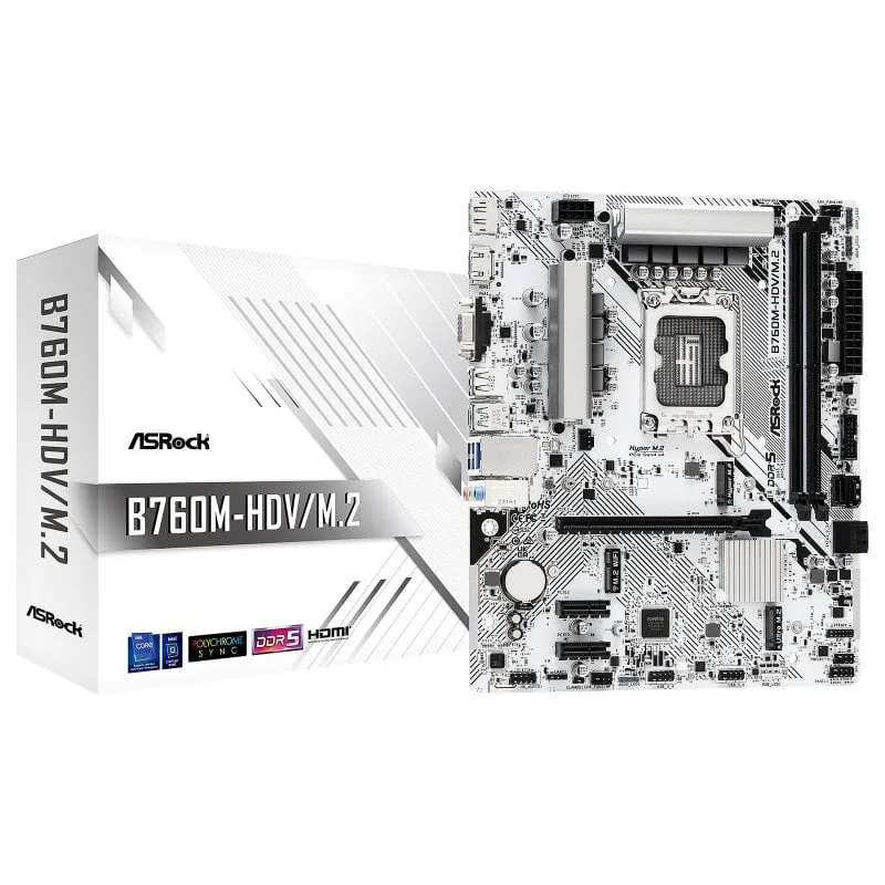 ASRock B760, Intel B760M1700 Micro ATX B760M-HDV/40