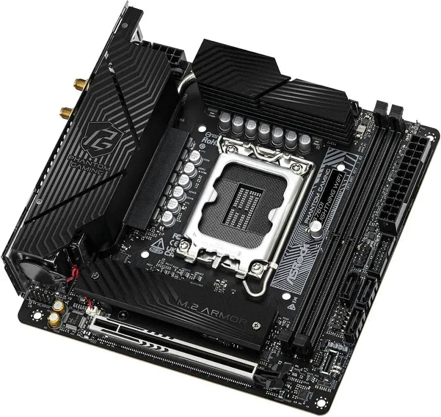 ASRock B760I Mini ITX Phantom Gaming Lightning WiFi image 2