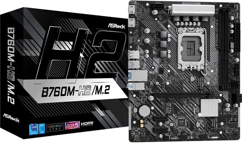 ASRock B760M-H2/ Intel B760 Micro ATX32 Gen2 image 2
