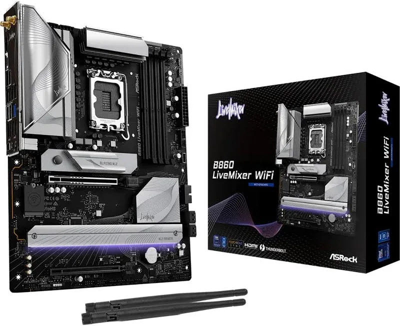 asrock B860 LiveMixer WiFi image 2