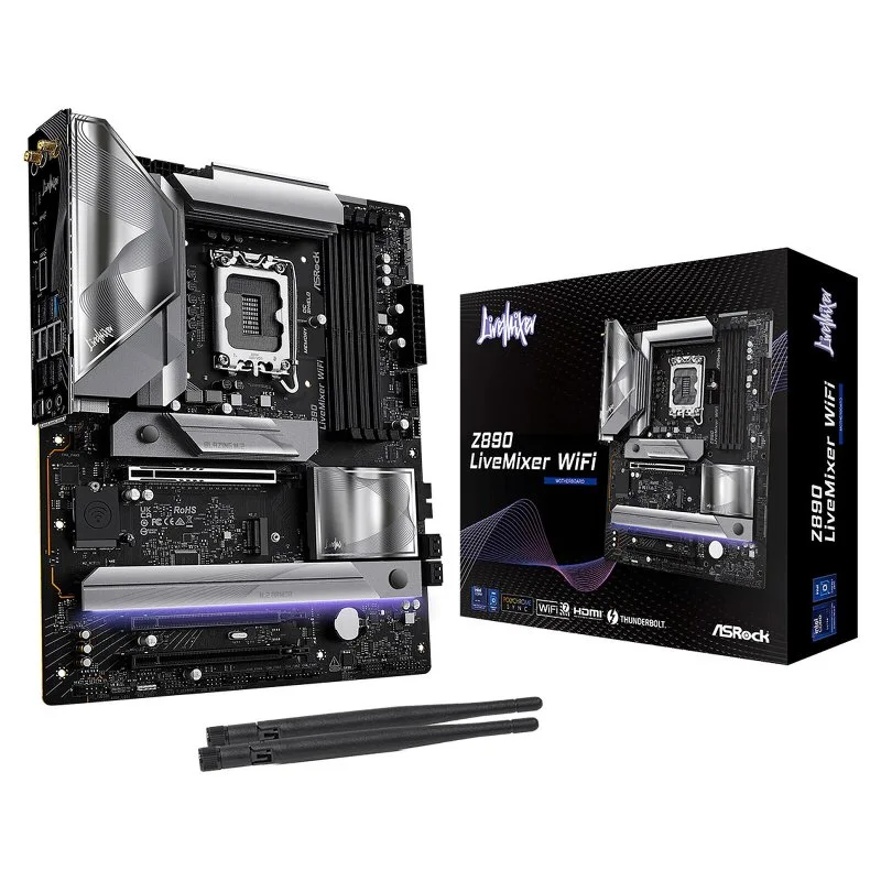 ASRock gaming Z890 LGA1851 ATX LiveMixer WiFi 7 Thunderbolt 4