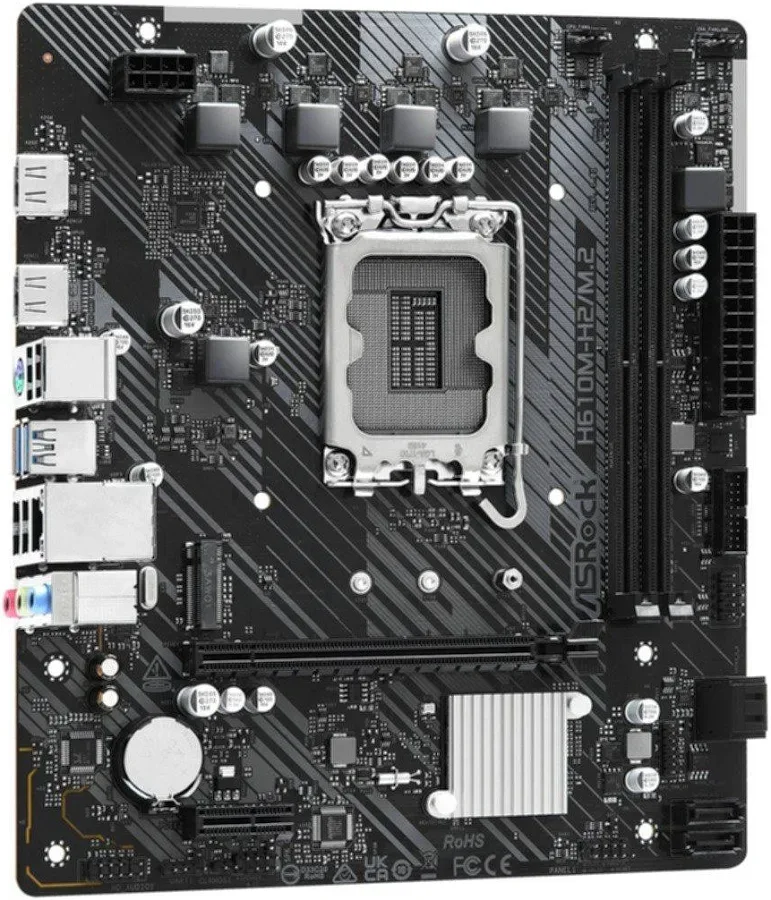 ASRock H610 Intel H610 Micro ATX H610M-H2/ image 2