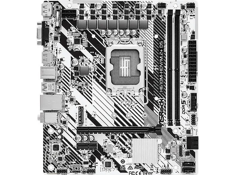 ASRock H610 Intel Micro ATX H610M-HDV/++ image 1