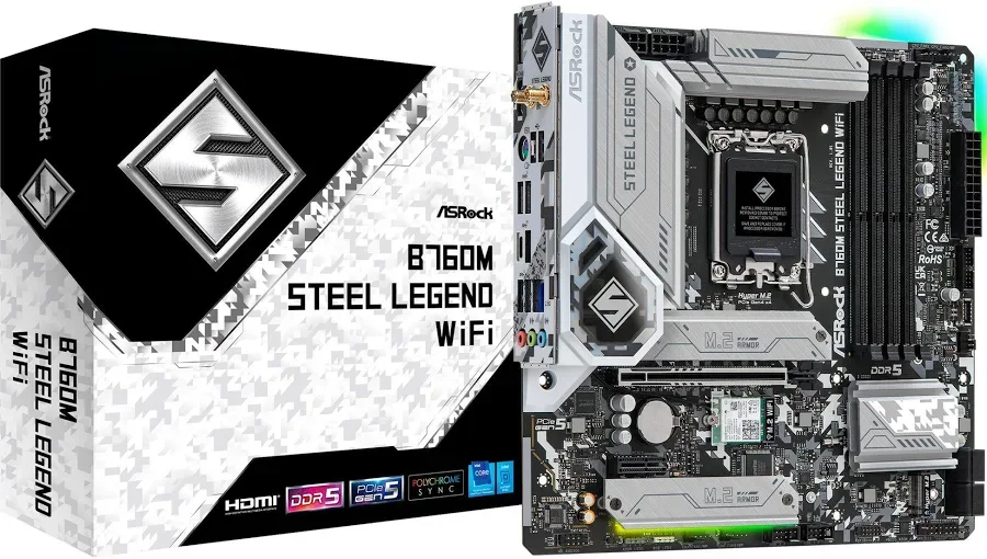 ASRock Intel B760 Micro ATX WiFi 6 image 2
