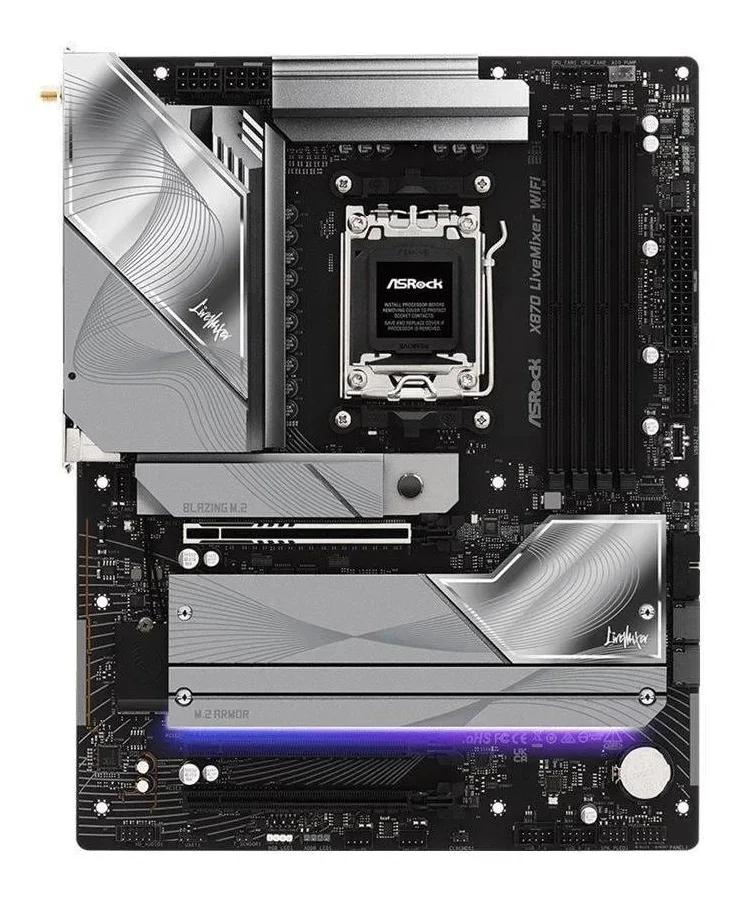 ASRock X870 LiveMixer WiFi X870ATX Wi-Fi 7 RGB image 1