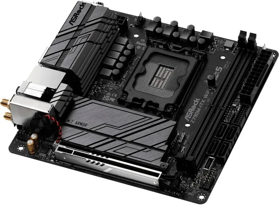 ASRock Z790, Intel Z7901700 Mini ITX Z790M-ITX, Wi-Fi , Wi-Fi 6E,2,5 GbE image 4