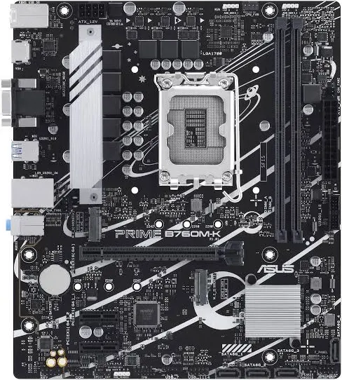 ASUS B760M Micro ATX PRIME B760M-K2,5 GbE SATA III image 1