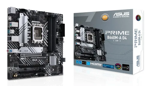 ASUS PRIME B660M-A D4-CSM Intel B660 micro ATX
