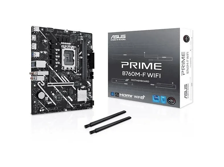 ASUS PRIME B760M-F WIFI Intel B760 Micro ATX WiFi 6 image 1