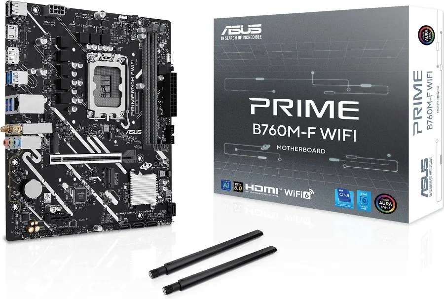 ASUS PRIME B760M-F WIFI Intel B760 Micro ATX WiFi 6 image 3