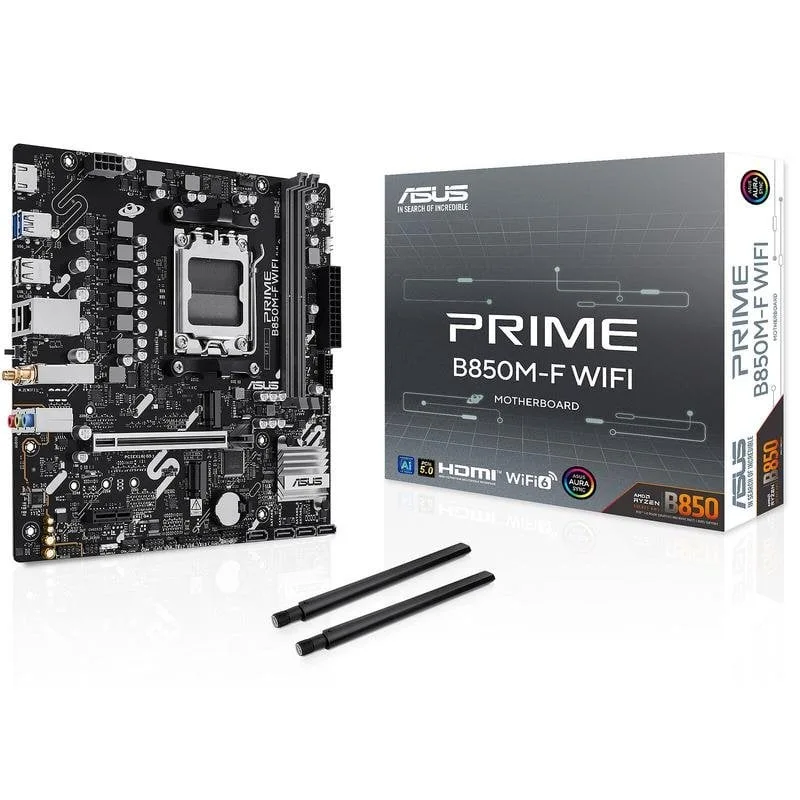 ASUS PRIME B850M-F WIFI AMD B850 micro ATX WiFi 6