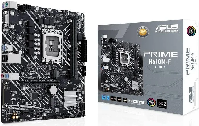 ASUS PRIME H610M-E-CSM Intel H610 micro ATX image 2