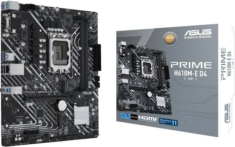 ASUS Prime H610M-E D4-CSM image 4