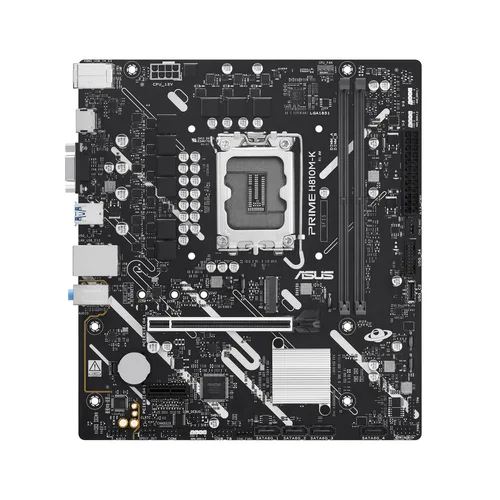 ASUS PRIME H810M-K Intel H810 LGA1851 Micro-ATX RGB 