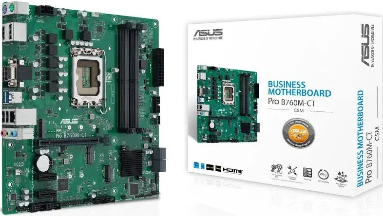 ASUS PRO B760M-CT-CSM Intel B760 micro ATX image 3