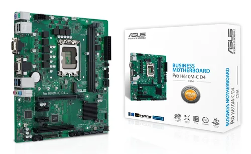 ASUS PRO H610M-C D4-CSM Intel H610 micro ATX 
