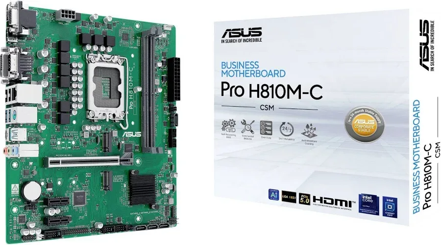 ASUS PRO H810M-C-CSM Intel H810 LGA 1851 image 1