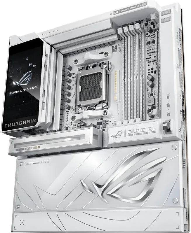 ASUS ROG Crosshair X870E Glacial X870E E-ATX WiFi 7RGB image 3