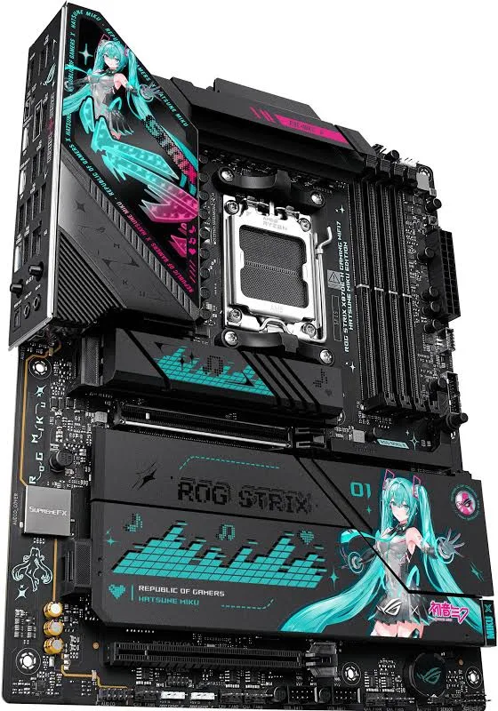 ASUS ROG STRIX X870E-H GAMING WIFI Hatsune Miku Edition image 4