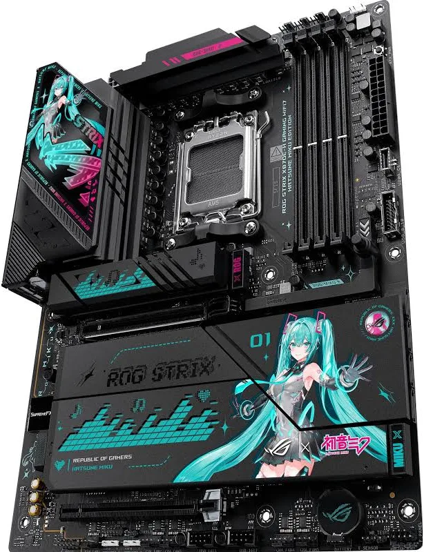 ASUS ROG STRIX X870E-H GAMING WIFI Hatsune Miku Edition image 5