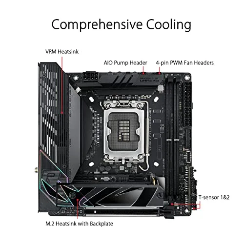 ASUS ROG STRIX Z790-I GAMING WIFI Carte mère - LGA1700 Intel Z790 - vue 3