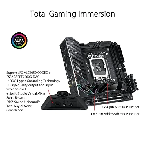 ASUS ROG STRIX Z790-I GAMING WIFI Carte mère - LGA1700 Intel Z790 - vue 4