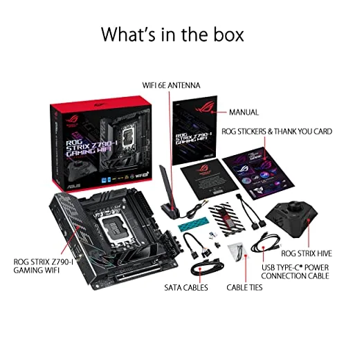 ASUS ROG STRIX Z790-I GAMING WIFI Carte mère - LGA1700 Intel Z790 - vue 6