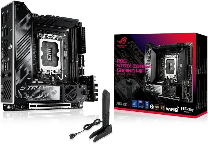 ASUS ROG STRIX Z890-I GAMING WIFI Intel Z890 LGA 1851 V1 mini ITX image 1