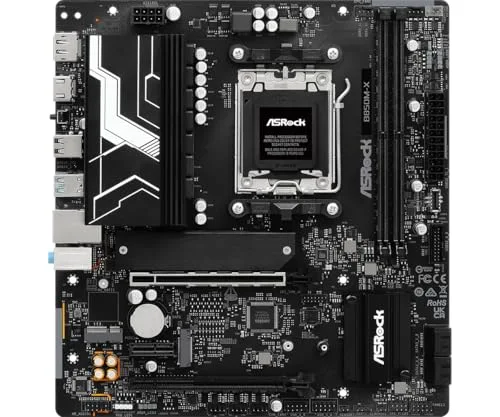 Carte Mère - ASROCK - B850M-X - Socket AM5 - Micro ATX - 1 Processeur Max - vue 5