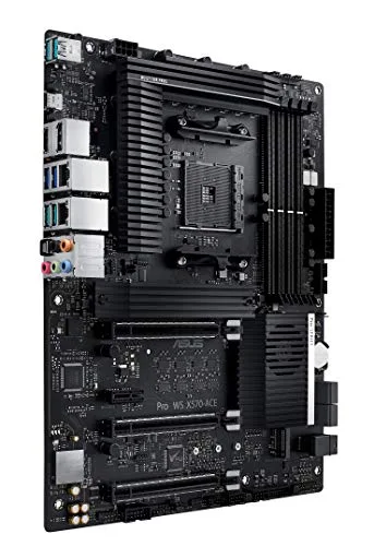 Carte mère - ASUS - Pro WS X570-ACE - AMD Chipset - Socket AM4 - 128 Go DDR4 SDRAM - vue 3