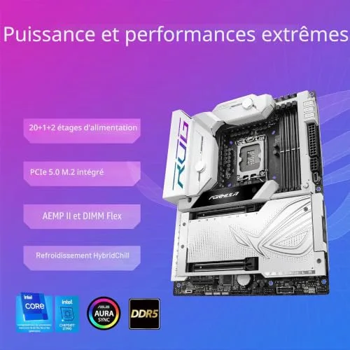 Carte mère - ASUS - ROG MAXIMUS Z790 FORMULA - ATX - DDR4 - 64 Go RAM - vue 3