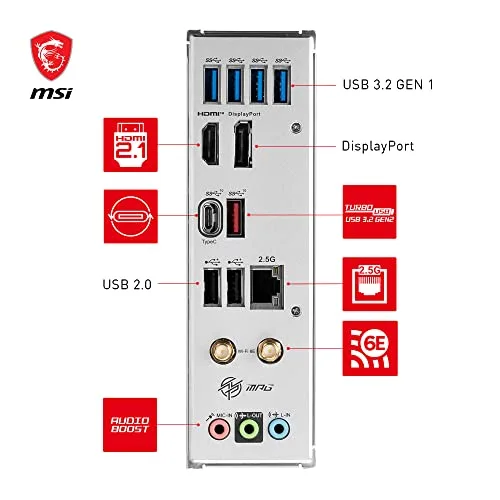 Carte mère - MSI - MPG B760I EDGE WIFI Intel B760 LGA 1700 mini ATX - vue 6