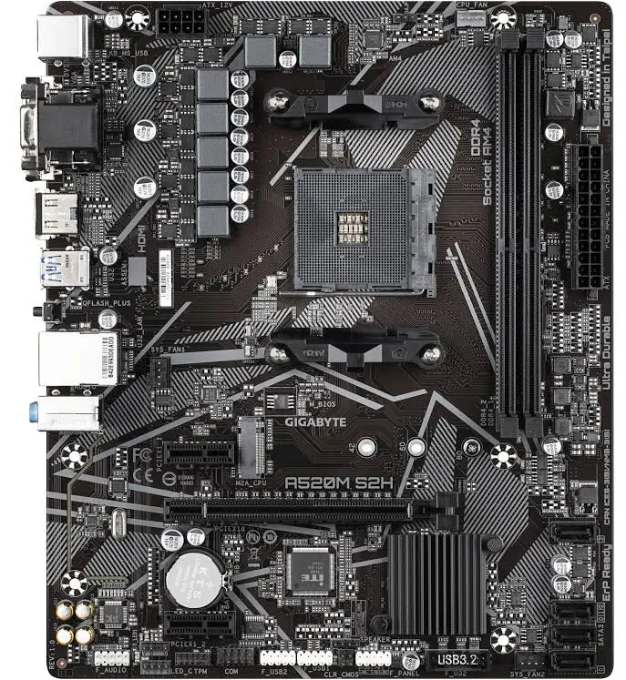 GIGABYTE A520M S2H image 2