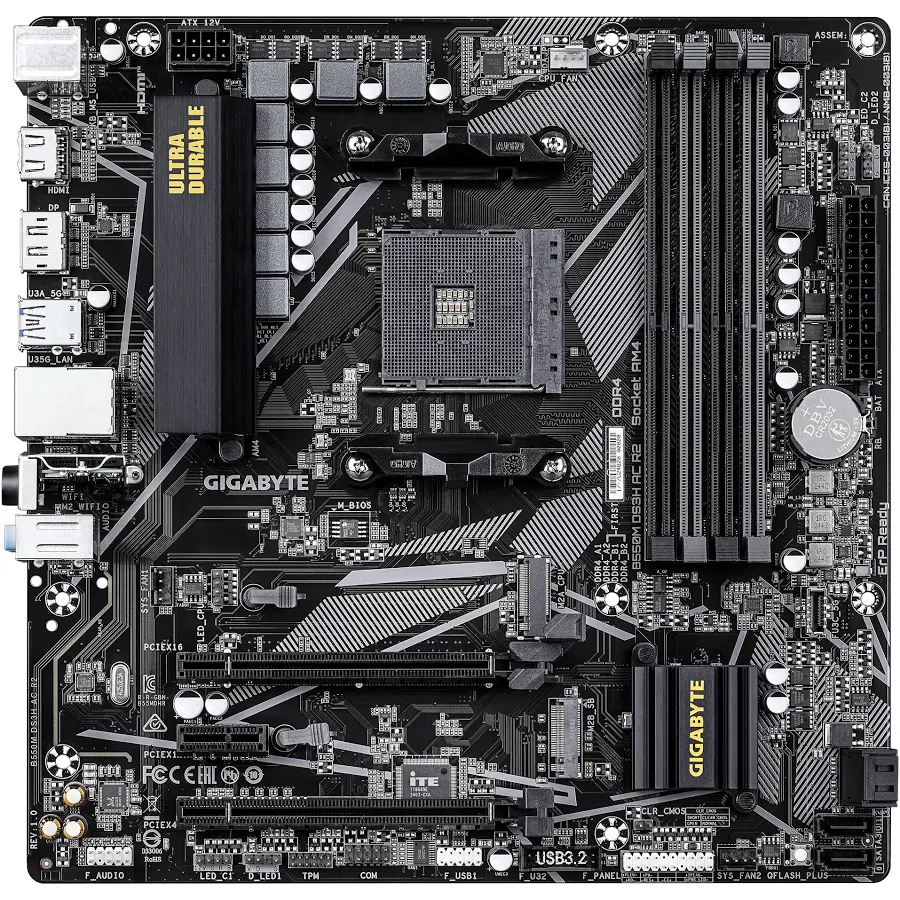 GIGABYTE B550M DS3H AC R2 image 3