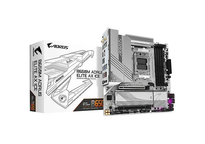 GIGABYTE B650M A ELITE AX ICE image 1
