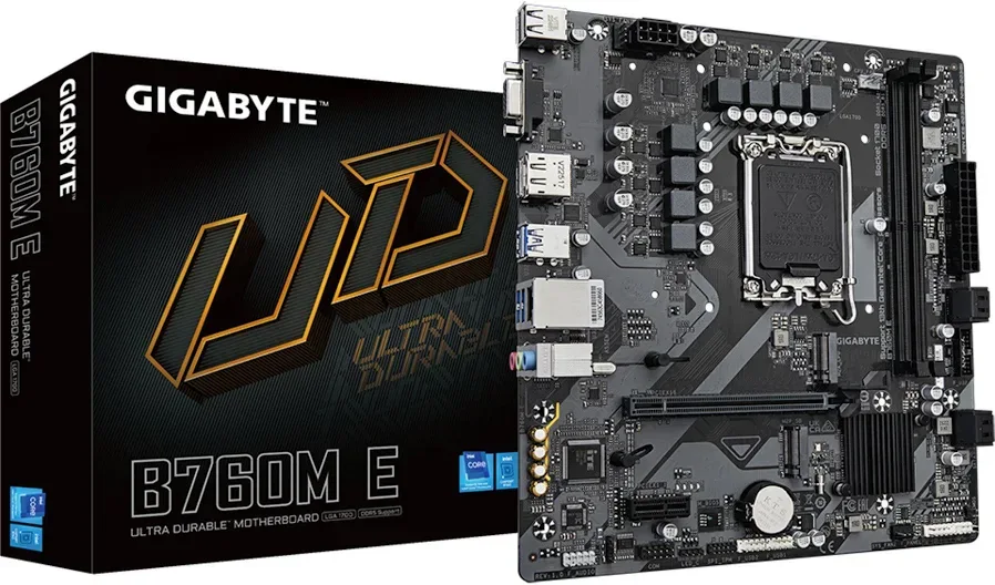 GIGABYTE B760 Intel B760  Micro ATX B760M E 32 Gen1 image 2