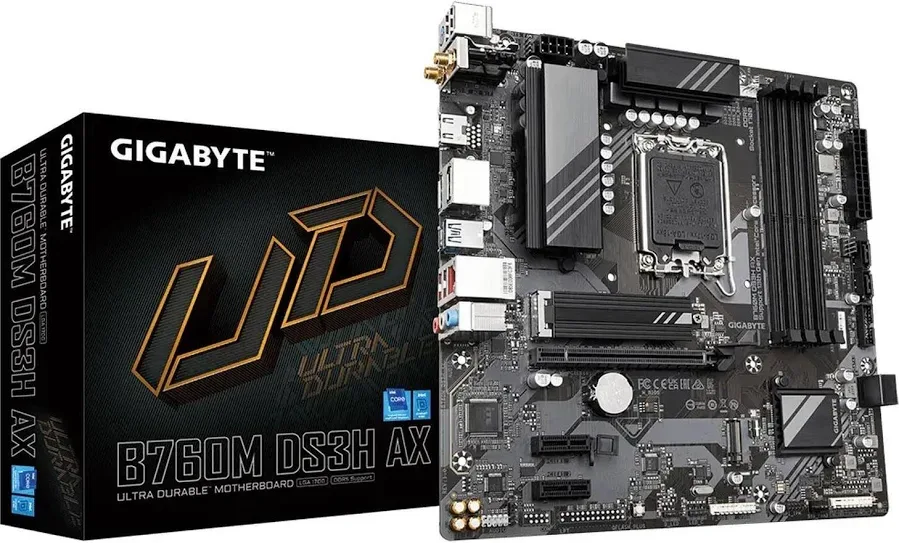 GIGABYTE B760M DS3H AX Intel B760 Express micro ATX image 2